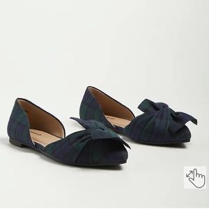 Torrid Plaid Bow Dorsay Flat (WW)
